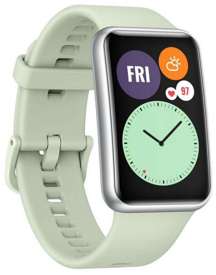 mint green huawei watch