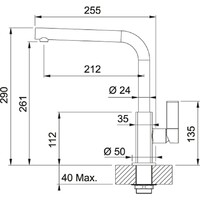 FRANKE MARIS HROM/CRNA 115.0392.356