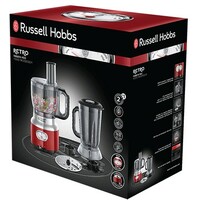 RUSSELL HOBBS Retro Food Processor Red 25180-56