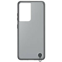 SAMSUNG CLEAR PROTECTIVE MASKA S21 ULTRA CRNA