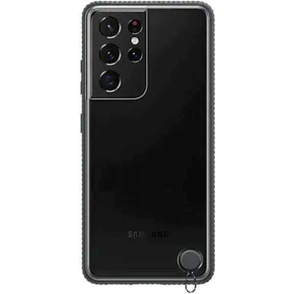 SAMSUNG CLEAR PROTECTIVE MASKA S21 ULTRA CRNA
