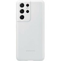 SAMSUNG SILIKONSKA MASKA ZA S21 ULTRA SIVA