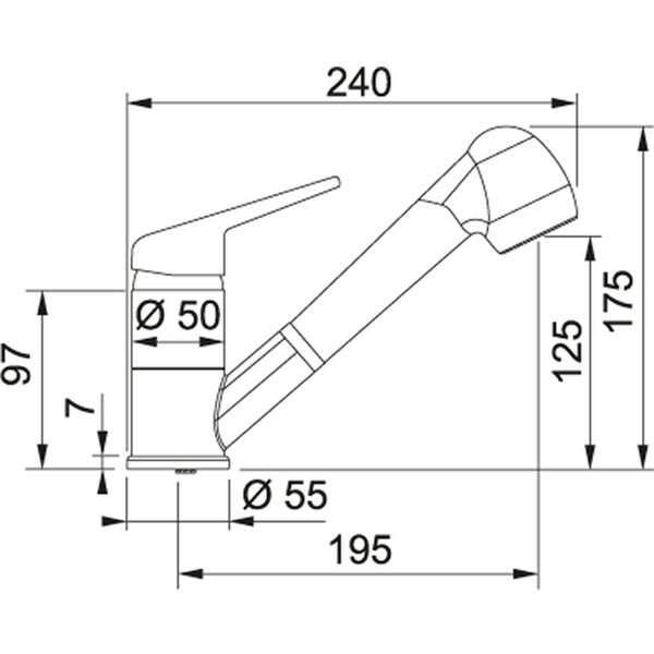 FRANKE NOVARA PLUS-D CRNA 115.0470.675