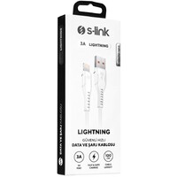 S-LINK beli data kabl 1m SL-X242 3A Lightning