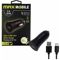 MAX MOBILE USB SC-106 QC 3.0 3A + TYPE C