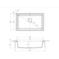 DEANTE ZQA A10D CORDA UNDERMOUNT 80/AL