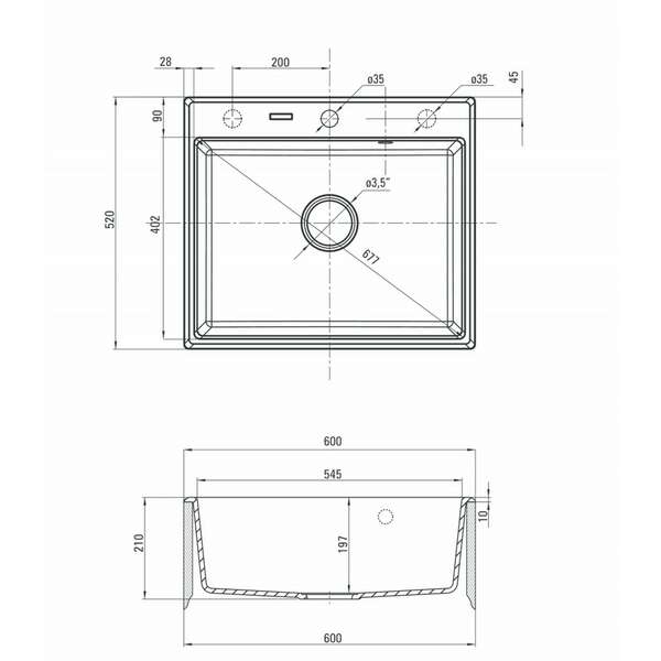 DEANTE ZQN A103 ANDANTE 60/WH