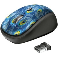 TRUST YVI Wireless Mouse peacock