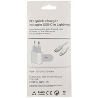 GEMBIRD NPA-AC38 brzi punjac USB C kabl na lightning Apple iphone 20W