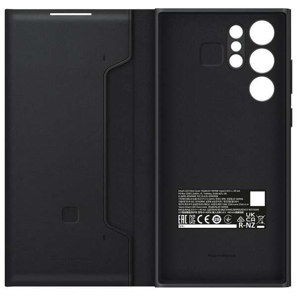 SAMSUNG S22 ULTRA LED View cover black