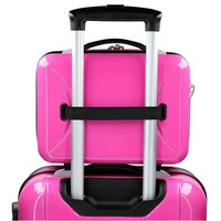 MOVOM ABS Beauty case roze-bela
