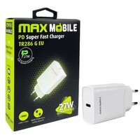 MAX MOBILE KUCNI PUNJAC PD SUPER FAST CHARGE Set 2U1 TYPE C+KABL TR-286 27W