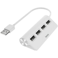 HAMA USB 2.0 HUB 1:4 480 Mbit / s beli