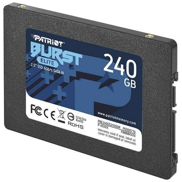 PATRIOT BURST ELITE SSD 240GB SATA3 PBE240GS25SSDR