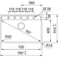 FRANKE MRG 610-72 114.0661.666