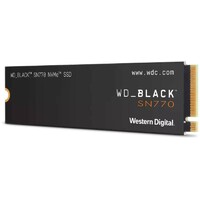 WD 500GB M.2 NVMe Gen4 WDS500G3X0E SN770 Black