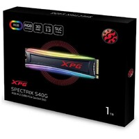 A-DATA 1TB M.2 PCIe Gen3 x4 XPG SPECTRIX S40G RGB AS40G-1TT-C SSD