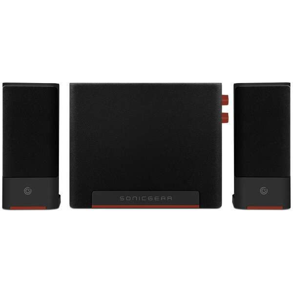 SONICGEAR SPACE 3 Maroon 2.1 20W USB/BT/AUX