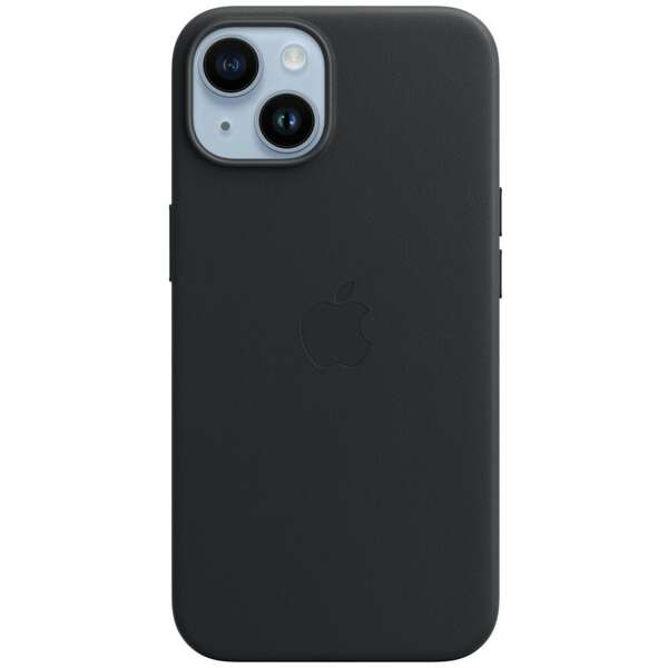 APPLE iPhone 14 Leather Case with MagSafe - Midnight mpp43zm/a