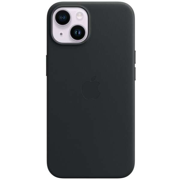 APPLE iPhone 14 Leather Case with MagSafe - Midnight mpp43zm/a
