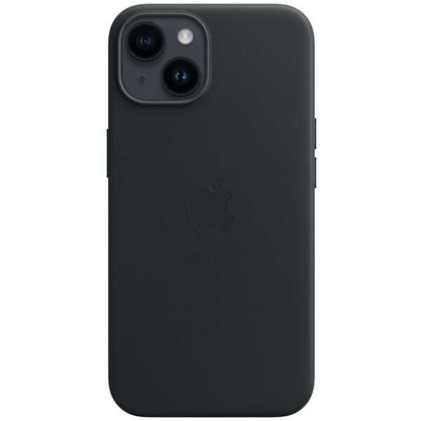 APPLE iPhone 14 Leather Case with MagSafe - Midnight mpp43zm/a