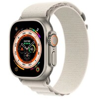 Apple Watch 49mm Band Starlight Alpine Loop - Small mqe53zm/a