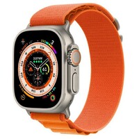 Apple Watch 49mm Band Orange Alpine Loop - Medium mqe03zm/a