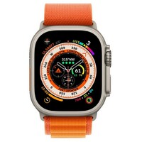Apple Watch 49mm Band Orange Alpine Loop - Medium mqe03zm/a