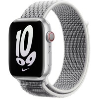 Apple Watch 45mm Nike Band Black/Summit White Nike Sport Loop mpj13zm/a