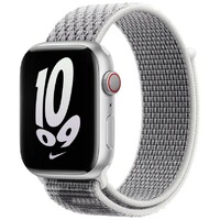 Apple Watch 45mm Nike Band Summit White/Black Nike Sport Loop mpj03zm/a