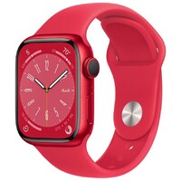 APPLE Watch Series 8 GPS 41mm PRODUCT RED Aluminium Case with PRODUCT RED Sport Band - Regular mnp73se/a 