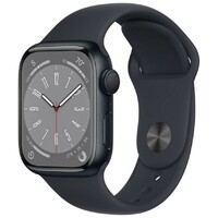 APPLE Watch Series 8 GPS 41mm Midnight Aluminium Case with Midnight Sport Band - Regular mnp53se / a 