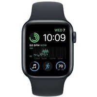 APPLE Watch SE2 GPS 40mm Midnight Aluminium Case with Midnight Sport Band - Regular mnjt3se/a 