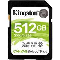 KINGSTON 512GB micSDXC Canvas Select Plus 100R A1 C10 Single Pack