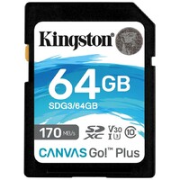 KINGSTON Mem. kartica Canvas Go! Plus SD 64GB, sdg3 / 64gb