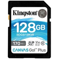 KINGSTON Mem. kartica Canvas Go! Plus SD 128GB, sdg3 / 128gb