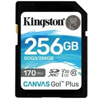 KINGSTON Mem. kartica Canvas Go! Plus SD 256GB, sdg3 / 256gb
