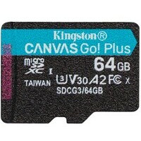 KINGSTON Mem.kart.bez adaptera Canvas Go! Plus microSD 64GB, sdcg3 / 64gbsp