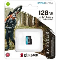 KINGSTON Mem.kart. bez adapt. Canvas Go! Plus microSD 128GB, sdcg3/128gbsp