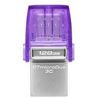 KINGSTON Fleš pen 128GB, DT microDuo3CG3, DTDUO3CG3 / 128GB