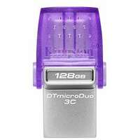 KINGSTON Fleš pen 128GB, DT microDuo3CG3, DTDUO3CG3 / 128GB