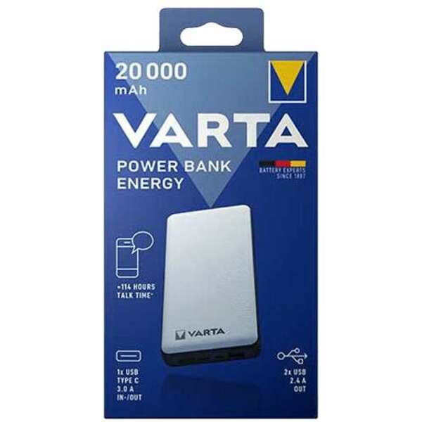 VARTA Powerbank eksterna baterija Energy 20000mAh