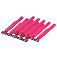 LOGILINK Cicak trakice za vezivanje kablova Velcro 500x20mm 10kom (Roze)