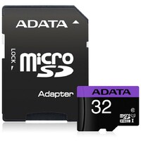 ADATA MICRO SD 32GB + SD ADAPTER (AUSDH32GUICL10-RA1)