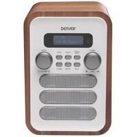 DENVER DENVER DAB-48 RADIO FM WHITE