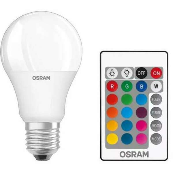OSRAM Sijalica RGB daljinski E27 9W 2700k dim N
