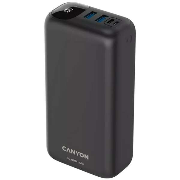 CANYON Power Bank 30000mAh 22.5W Black CNE-CPB301B