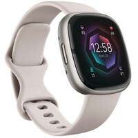 FITBIT Smart Watch Sense 2 Lunar White/ Platinum