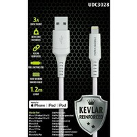 MAX MOBILE D.KABL LIGHTNING-USB MFI Apple KEVLAR QC 1,2m W