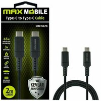 MAX MOBILE D. KABL TYPE C-TYPE C UDC3028 KEVLAR B QC 3A 2m